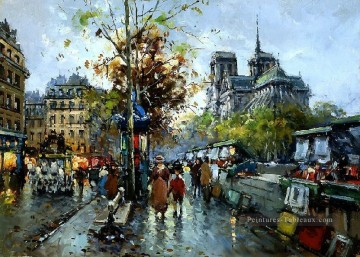  parisien - yxj050fD scènes d’impressionnisme Parisien